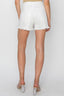 Just BE. RISEN Button Fly Denim Shorts -White