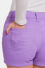 Just BE. Zena Purple High Waist Denim Shorts