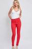 Just BE. YMI  Mid-Rise Ruby Red Skinny Jean